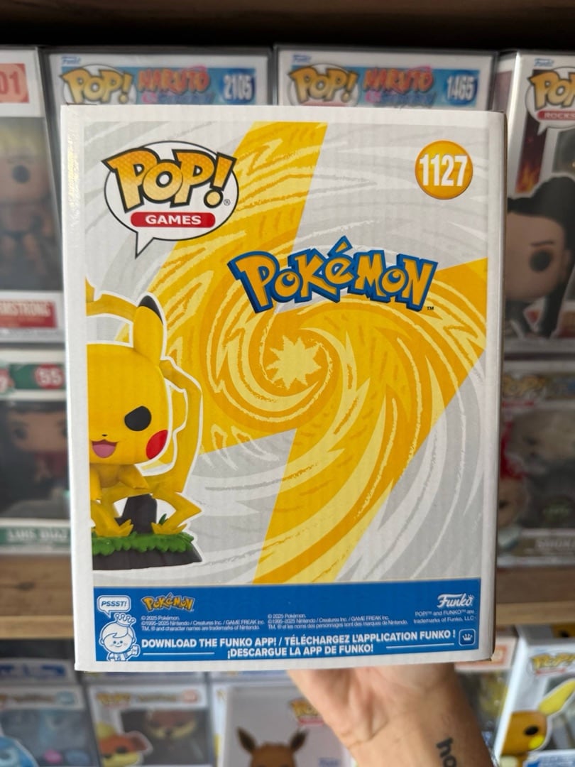 Pikachu #1127 — вигляд ззаду