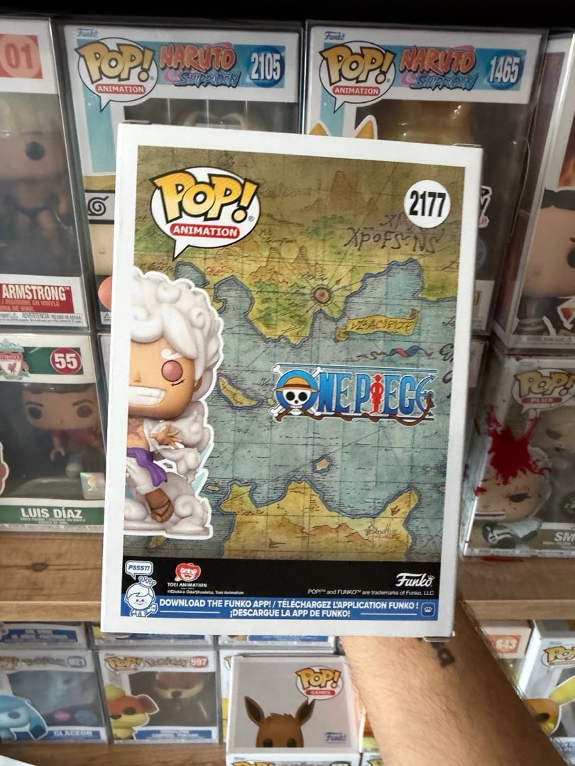 Luffy Gear Five (Glow in the dark) #2177 — вигляд ззаду
