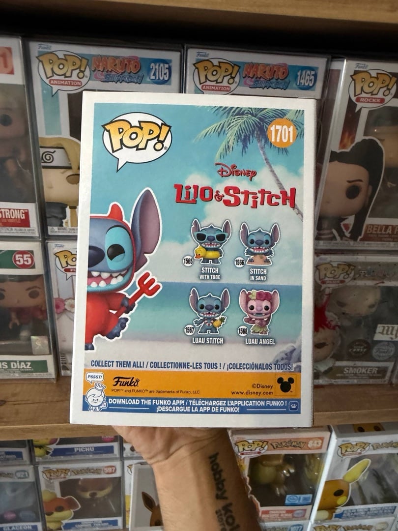 Devilish Stitch (Blacklight Chase) #1701 — вигляд ззаду