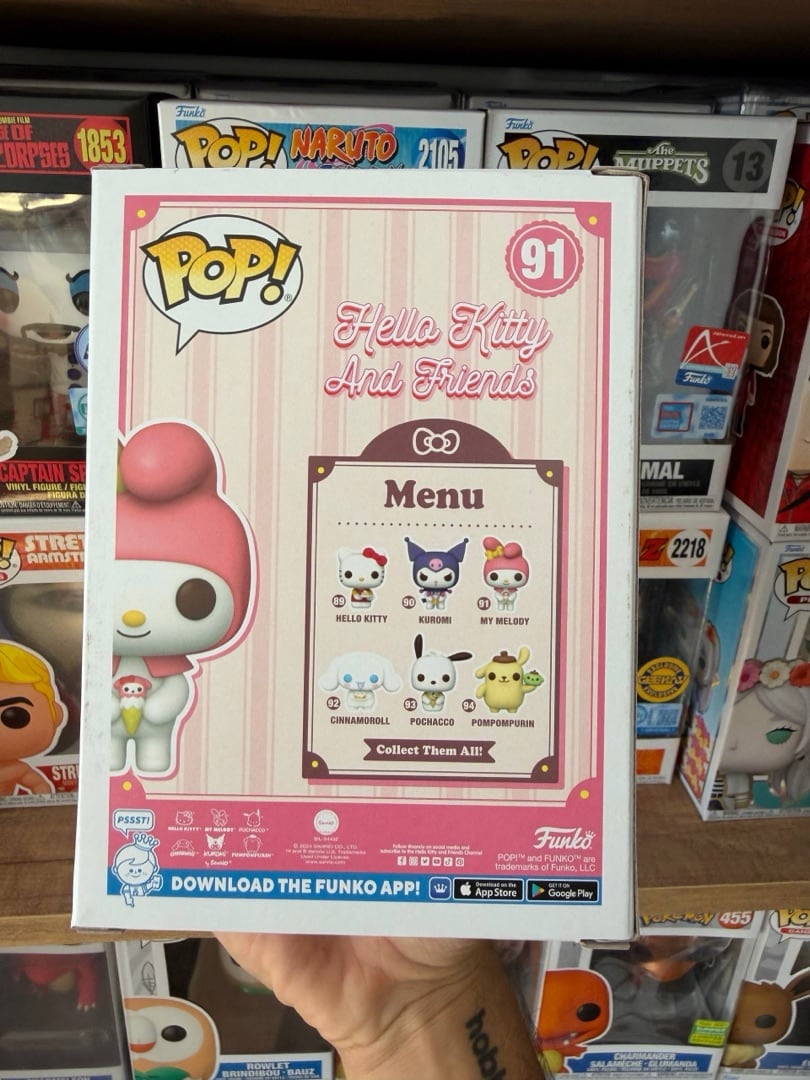My Melody (Glow in the dark) #91 — вигляд ззаду