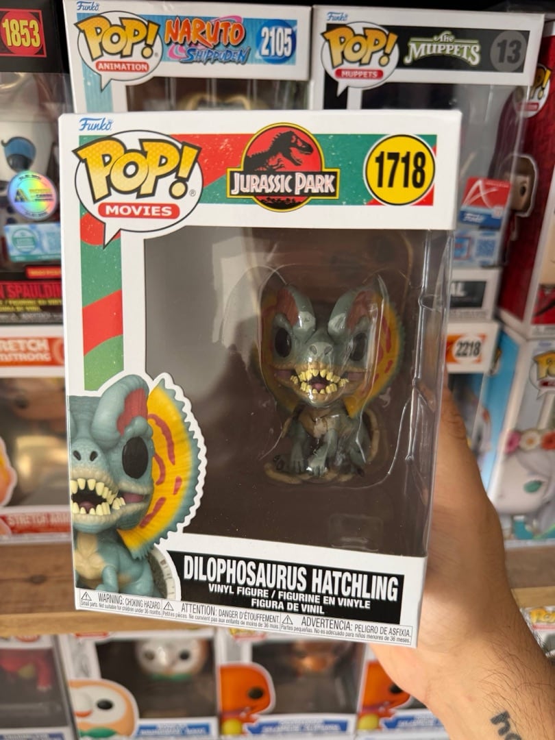 Dilophosaurus Hatching #1718 — вигляд спереду