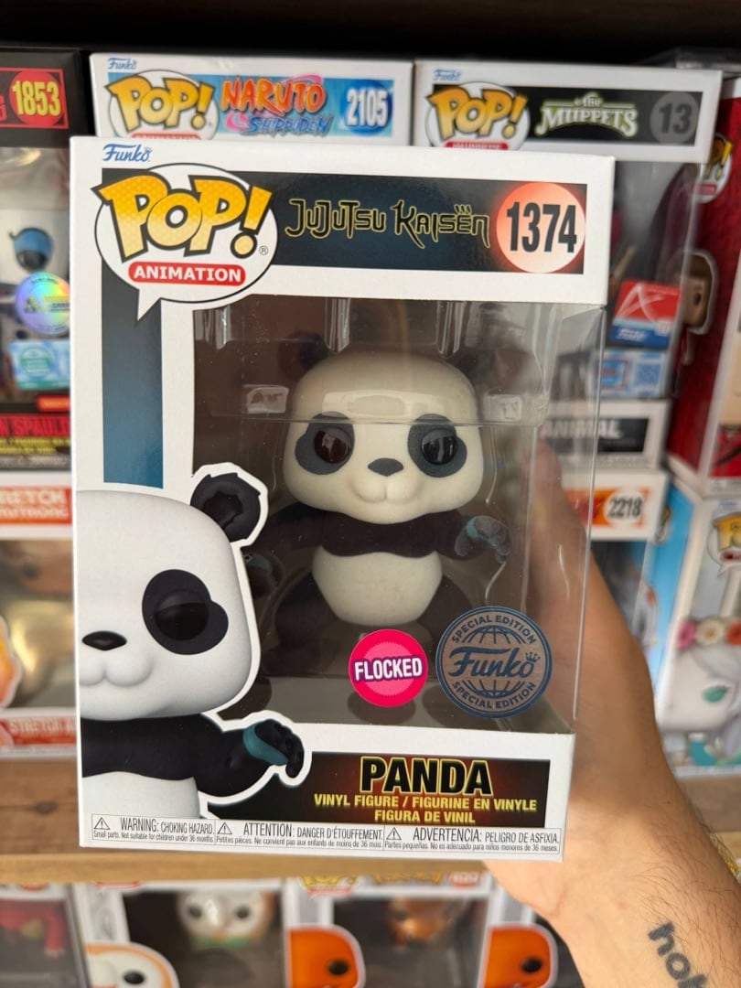 Panda (Flocked) #1374 — вигляд спереду