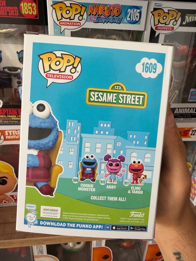 Cookie Monster #1609 — вигляд ззаду