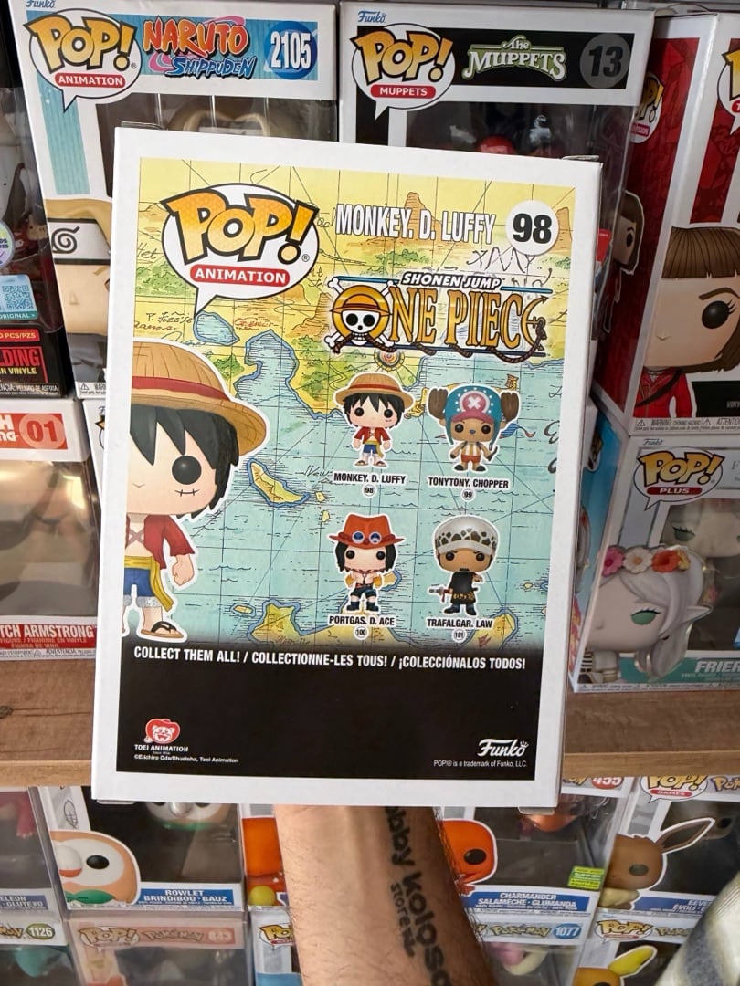 Monkey D. Luffy #98 — вигляд ззаду